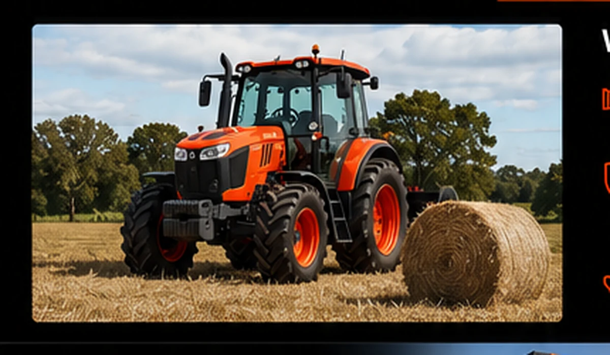 Kubota tractor working in an Australian field